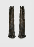 Billini Damica Cowboy Boots Washed Brown