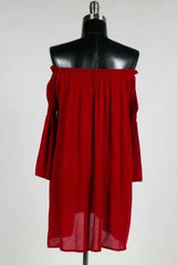 Happily Ever Off The Shoulder Shift Dress