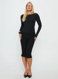 Samaira Capri Pant Black