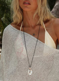 Notting Hill Long Necklace Silver