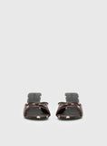 Etiquette Peep Toe Heels Brown / Pink Polka