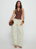 Amargo Mid Rise Baggy Jeans Sage Wash