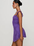 Beacall Mini Dress Purple