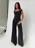 Toby Low Rise Baggy Jeans Charcoal