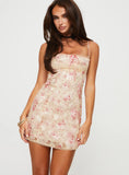 Kemmi Mini Dress Pink Multi