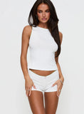 Serenitie Pointelle Sleep Set White Green