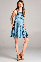 Second Chance Tie Dye Racerback Swing Dress