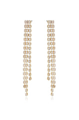 Ettika Fan Out Crystal Dangle Earrings