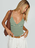 Like A Daydream Bodysuit Green Cream