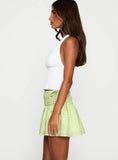 Arroyo Mini Skirt Green White Gingham