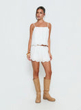 Madison Avenue Embroidered Detail Top White
