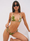 Sunbrella Tie Side Bikini Bottoms Snake