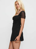 Pemberley Mini Dress Black
