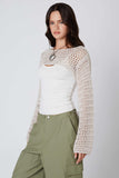 Savannah Stone Crochet Shrug