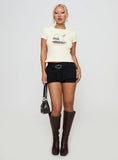 Marseille Manners Graphic Top Cream