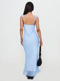 Brigette Maxi Dress Blue Gingham