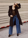Ramos Low Rise Wide Leg Jeans Mid Blue Wash