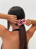 Can We Dance Scrunchie Pink Polka