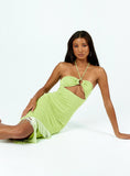 Tropicana Midi Dress Green