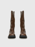 Wrecked Western Boots Brown