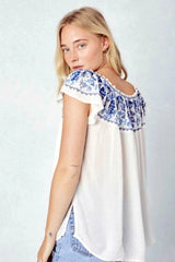 Mary Jane Off the Shoulder Top