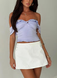 Flutter Frills Top Lilac