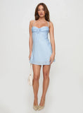 Glendon Mini Dress Blue