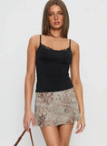 Sonsie Mini Skirt Leopard