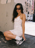 Jaye Mini Dress White Floral