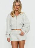 Daybreak Rib Waist Shorts Snow Marle