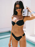 Alexea Underwire Bikini Top Black