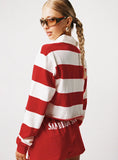 SDSU Rugby Polo Red White