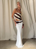 Jodie Maxi Skirt White