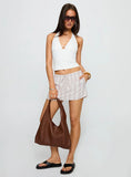 Hide And Seek Mini Skirt Beige Multi