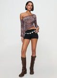 Empty Space Top Leopard