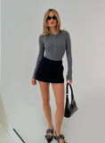 Essentially Skort Black Tall