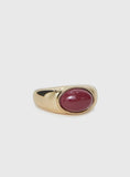 The Gamble Ring Gold Red