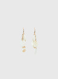 Elizabette Shell Earrings White