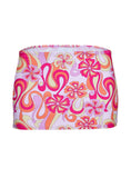 Mizza Swim Skirt Pink Retro Floral