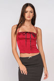 Holly Berry Satin Ribbon Bow Top