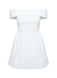 Main Character Strapless Mini Dress White