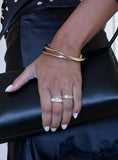 September Sunsets Diamante Ring Pack Gold