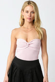 Becca Blush Twist Knot Tube Top