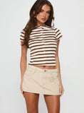 Daisee Denim Skort Cream