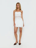Memoria Lace Mini Dress White