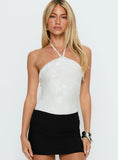 Selyna Tassel Detail Bodysuit Butter