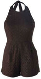 Minkpink Black Eyelet House Prairie Romper