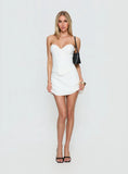 Loryn Sweetheart Corset Mini Dress White