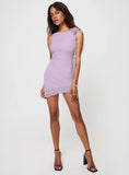 Lorello Mini Dress Purple