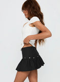 Curtain Call Mini Skirt Black